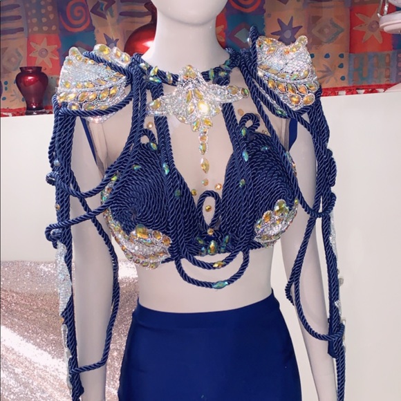 Designer wear hand made outfit 36C bra size - Picture 3 of 5